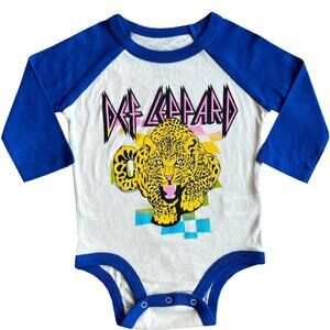 Rowdy Sprout Def Leopard Onesie
